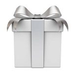 silver gift box