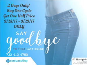 Coolsculpting Goodbye to bulge
